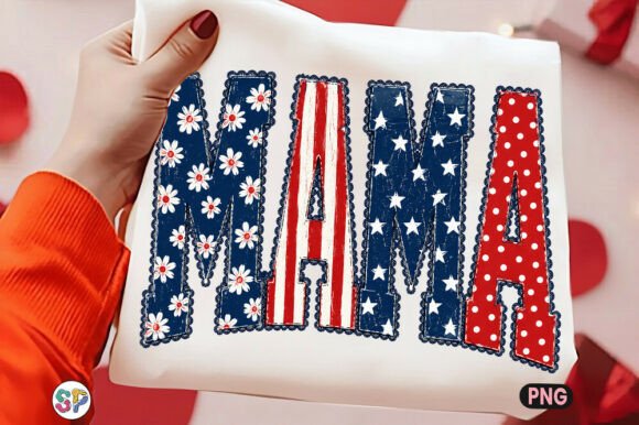 Download Floral Mama USA PNG, American Mom Shirt - Mom Collection