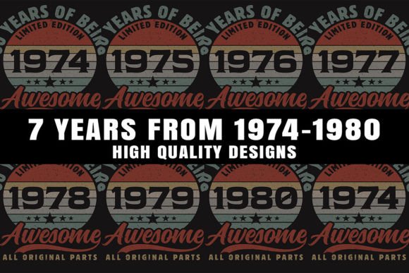Download 50 Years of Being Awesome 1974 to 1980 - Years Collection