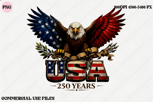 Download American Eagle USA 250 Years Graphic - Years Collection