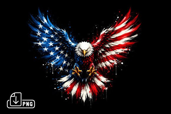 Download Eagle Patriotic,250 Years of America PNG - Years Collection