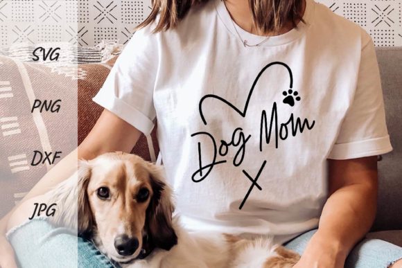 Download Dog Mom Heart Svg Mothers Day Shirt - Mom Collection