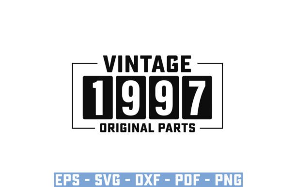 Download Vintage 1997 Original Parts Funny Svg - 1997 Collection
