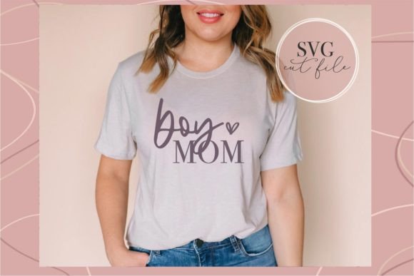 Download Boy Mom Heart SVG - Mom Collection
