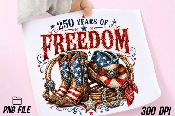 Download Freedom 250 Years of Western Cowgirl PNG - Years Collection