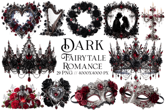 Download Dark Fairytale Romance Clipart - Clipart Collection