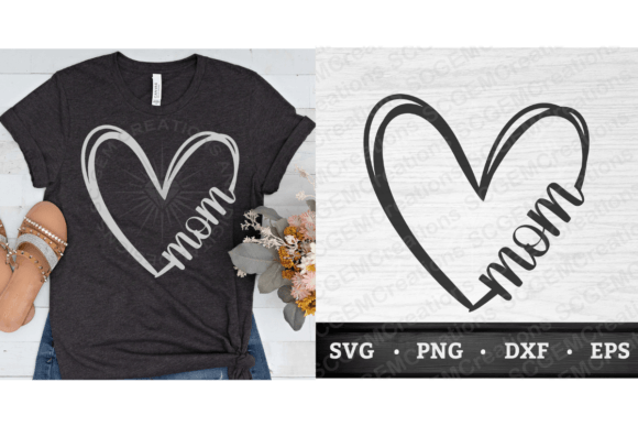 Download Mom Heart SVG - Mom Collection